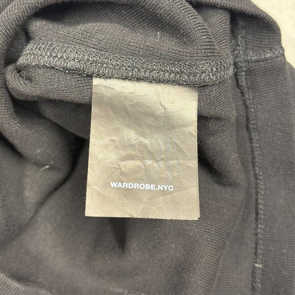 WARDROBE.NYC Cropped Sweatshirt Black Cotton Medium - Picture 6 of 7